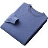 OWEIEYEU Maglione senza cuciture in 100% lana merino da uomo maglione girocollo maglione senza cuciture tinta unita maglione di base