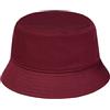 Pembroke® Cappello da pescatore, cappello da sole, 100% cotone, unisex, bordeaux, L