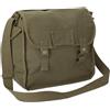 VINTIKA Borsa a tracolla capiente in tela di cotone Olive L