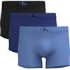 Calvin Klein Trunk 3Pk TI8 - Black W Blue River Fog Blue Medium