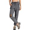 MOCOLY Pantaloni Trekking Donna Pantaloni Sci Invernali Impermeabili Felpati Termici Softshell Pantaloni Tuta Larghi Pantaloni Sportivi da Cargo per Montagna e Sport Outdoor Lavoro
