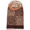malito more than fashion malito - Sciarpa da donna alla moda - XXL morbida viscosa mix cashmere - Sciarpa invernale con stampa decorativa moderna e lunga - Pashmina Stola Orient S607, marrone/beige, Taglia unica