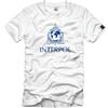 Copytec Polizia Interpol internazionale di polizia criminale organizzazione Crest Marchio del distintivo ICPO organizzazione internazionale di polizia criminale - T-shirt #14209