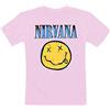Nirvana Kids - Gradient Unisex T-Shirt Rosa Pallido 100% Cotone