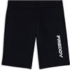 FREDDY - Pantaloni Corti Unisex in Jersey Misto Cotone con Maxi Logo, 85% Cotone 15% Poliestere