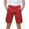 RE&X JEANS COUTURE Pantaloncini Uomo Confortevole Traspirante. STOFFE Cotone Cargo Bermuda Uomo