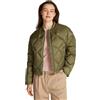 Tommy Hilfiger Donna Bomber Casual Quilted Down Trapuntato, Verde (Utility Olive), S
