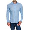 Evoga Camicia Lino Uomo Sartoriale Primavera Estate Casual Elegante