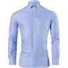 Vincenzo Boretti Camicia, Slim-Fit/Taglio Aderente, Morbido Oxford - Non-Stiro Azzurro 43-44