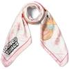 Braccialini Foulard Looney Tunes Foulard realizzato in tessuto poliestere effetto seta di colore bianco sul quale è stata stampata "Lola Bunny", vari dettagli di colore rosa, laterale il logo "Looney