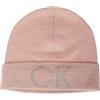 Calvin Klein Elevated Monogram Beanie K60K609972 Cappello in Maglia, Rosa (Spring Rose), OS Donna