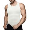 Gotoly Compressione Uomo Shapewear Canotta Contenitiva Snellente Intimo Modellante Dimagrante Maglietta Senza Cuciture Fascia Pancia Sportivo Fitness Canottiera