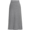 Onsoyours Gonna da Donna a Vita Alta Lunga Elegante per Autunno Inverno - Retrò a Maglia a Matita Con Fessura Bodycon Stretch Tinta Unita - Grigio Chiaro M