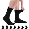 Sockenversandhandel - Calze sportive - Uomo Nero 39-42/10 Coppia