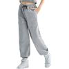 Rolanko Pantaloni Hip Hop per Ragazze, Pantaloni Cargo Elasticizzati per Bambini Jogger per Streetwear e Danza