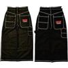 ORANDESIGNE Baggy Jeans Uomo Jeans Larghi Uomo Y2K Streetwear Pantaloni Baggy Denim Pantaloni Hip Hop a Gamba Larga Streetwear B Nero L