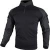 zuoxiangru T-Shirt Tattica Uomo | Maglia Combat Tessuto ripstop traspirante ed elastico, adatto per airsoft, caccia, escursionismo e attività outdoor