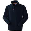 Generico Rossini HH192 Grabby Felpa da Lavoro Unisex 100% Cotone Collo Alto Chiuso con Cerniera parasudore Interno Polsi Fascia girovita in Maglia (IT, Testo, XL, Regular, Regular, Nero)