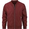 YOUTHUP Giacca Leggera da Uomo Giacche Estive Casual Bomber Maniche Lunghe Giacca Sportiva