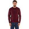 Ciabalù Maglione Uomo Lana e Cashmere Invernale Pullover Maglioncino Girocollo Sottogiacca (as6, Alpha, XX_l, Regular, Regular, Bordeaux, XXL)