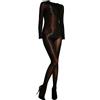 RUIBAVYA Donna Bodystocking Lingerie Sexy Oleosa Collant Nylon Catsuit Collant Aperti Al Cavallo