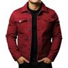 Oanviso Giacca di Jeans da Uomo Cardigan Manica Lunga Maglione Corta Denim Giacca Giubbino Uomo Motociclista Outerwear Felpa Slim Fit Cappotto Oversized per Autunno