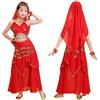pvucpot Top Bambina Costume Da Ballerina Del Ventre, Abiti Da Ballo Latinno Per Bambine Abiti Costum A Maniche Lunghe Per Danza Del Ventre Bambina Dance Bambin Gonna Frange Ragazze
