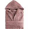 NELLA BIAGINI Accappatoio con Cappuccio, Accappatoio Uomo e Donna, per Sauna e SPA, in Spugna di Cotone, 420 gr/mq, per Sauna e SPA, Morbido, Assorbente, Resistente. Modello: Minerva