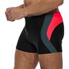 Arcweg Costume da Bagno Uomo Coulisse Pantaloncini Calzoncini da Bagno Elastico a Vita Bassa Boxershorts Slip Nuoto Spiaggia Mare Piscina Nero Rosso XL(EU)
