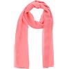 WESTEND CHOICE Sciarpe da donna in chiffon sciarpa da donna tinta unita sciarpa morbida copricapo ragazze foulard velato avvolgere sciarpe e involucri da donna 150x45 cm, Corallo, Taglia unica