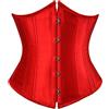 Kelvry Corsetto sottoseno da donna in raso con lacci Plus Size S-6XL