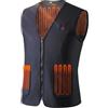 INF Gilet riscaldato Uomo Donna, Gilet riscaldato elettrico USB caldo, 3 livelli di temperatura Gilet caldo riscaldato elettrico per moto Caccia Campeggio all'aperto Sci (XL)