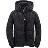 sutelang lurryly Piumino Giacca Giubbino Trapuntato da Uomo A Buon Mercato Moda Giacca Collo Alto Antivento Comfort Outwear Giubbino Esterno Uomo Con Cappuccio