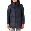Geox W Ascythia Giacca, Iris Nero, 40 Donna