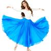 Baisdan Donna Gonna in Chiffon per Danza del Ventre, Gonne Flamenco a Cerchio Completo per Costumi di Halloween, Carnevale Spettacoli