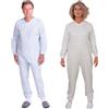 FERRUCCI COMFORT Pigiama Sanitario Invernale per Anziani - 9012 F - Unisex - Adatto per l'inverno - Felpato (Donna, L)