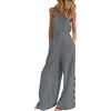 MJGkhiy Salopette Donna Estiva Elegante Senza Maniche Larga con Fiori Stile Monopezzi Partito Playsuit Tute Jumpsuit Donna Eleganti Monopezzi e Tutine Playsuit Casual Bretelle Playsuit Romper