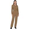 Freebily Tuta Intera da Lavoro Donna Costume da Meccanico Salopette Protettive per Carrozzeria Magazzini Agricoltura Jumpsuit Horror Cosplay Costume Carnevale Halloween