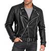 RED BRIDGE Redbridge Giacca in finta pelle da uomo Giubbotto Manica lunga Similpelle Biker Casual Stile biker Nero