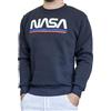 Cuba10 NASA - Felpa in Cotone Felpato Girocollo, Maglioncino Caldo della Tuta Uomo in Cotone, Sportiva, Casa, Palestra, Jogging, Tempo Libero NF03PC (Blu/S)