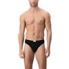 CAGI 3 Slip Mini Uomo 1244 in Puro Cotone (3, Nero)
