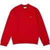 Lacoste Felpa da Uomo, Rosso, XXL