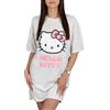 sarcia.eu Hello Kitty Camicia da Notte da Donna, 100% Cotone, Maglietta da Notte per L'Estate