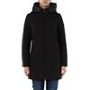 CIESSE PIUMINI Giacca Donna Lunga in Softshell con Cappuccio MIRE 3.0 253PCWC32608P0125D Nero 206XXP (IT, Numero, 44, Regular, Tall, NERO)