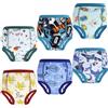 MOEMOE BABY Pantaloni da allenamento per bambini, pantaloni da allenamento per bambini, pantaloni da addestramento per WC, biancheria intima riutilizzabile per vasino, pesce blu, confezione da 6, 2
