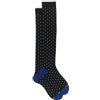 Gallo Calze lunghe uomo cotone nero fantasia pois