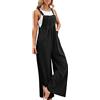 Fulidngzg Salopette Premaman, Senza Maniche Curvy Jumpsuit Gamba Larga Monospalla Sportiva Tuta Intera Taglie Forti Elegante Tutina Comode Lunga Tuta Inter Morbida Casual