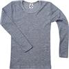 Cosilana, Maglietta intima per bambini a maniche lunghe, 45% cotone KBA, 35% lana kbT, 20% seta, 104