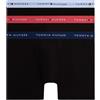 Tommy Hilfiger Uomo Pantaloncini Boxer Confezione da 3 in Cotone, Multicolore (FRS Cran/Swt Blu/NGHT Sky), L