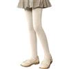 LOLANTA Collant termici per ragazze, calzamaglie foderati in pile, Bambina collant spessi per la scuola invernale, Beige, 9-11 anni, L